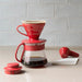Hario V60 Ceramic Coffee Maker Kit Red Size 02