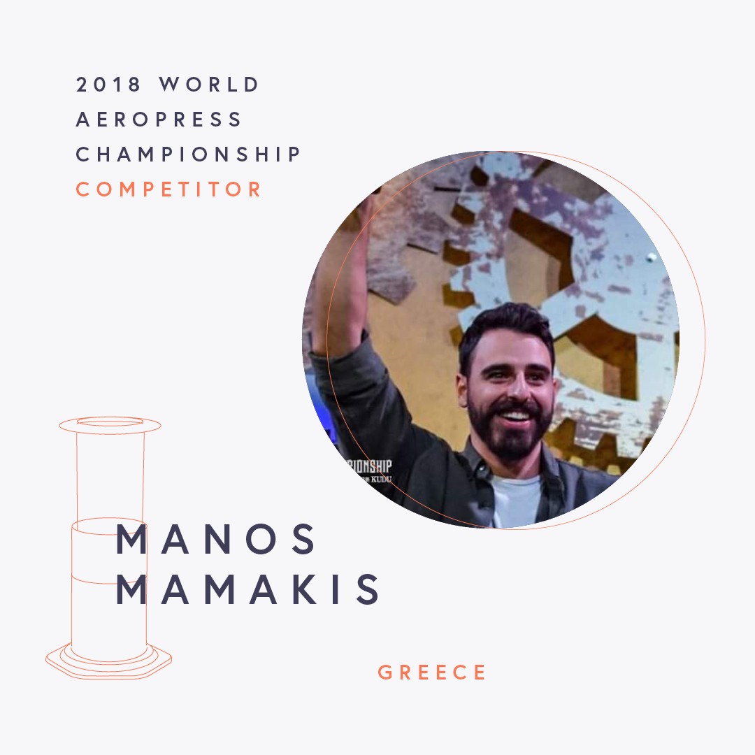 The World AeroPress Championships: Manos Mamakis