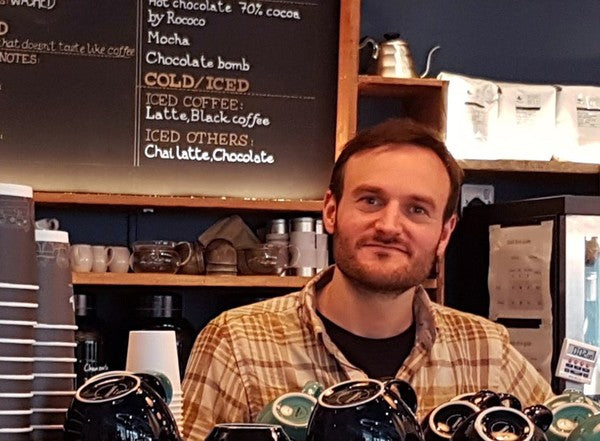 Coffee and interview with Andrew Tolley