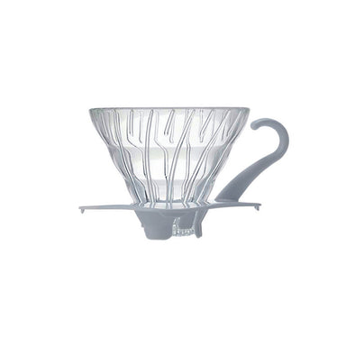 Hario V60 Glass Coffee Dripper White - Size 01