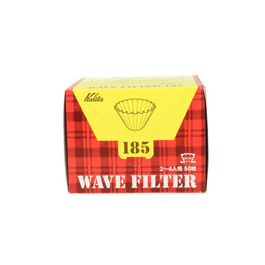 Kalita Wave #185 - White Coffee Filter Papers Package (50pc)