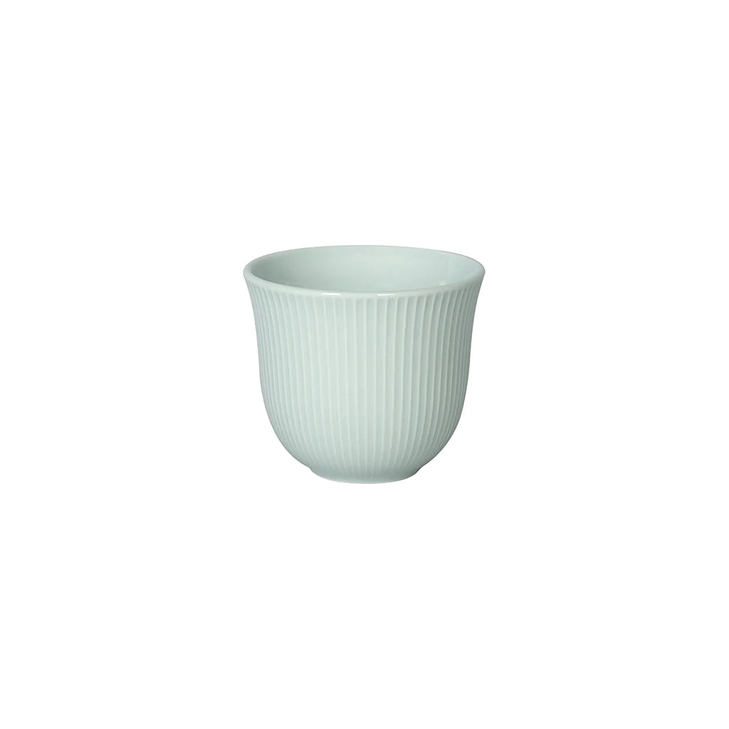 Loveramics Brewers 250ml Embossed Cappuccino / Drip Coffee Tasting Cup (Celadon Blue)