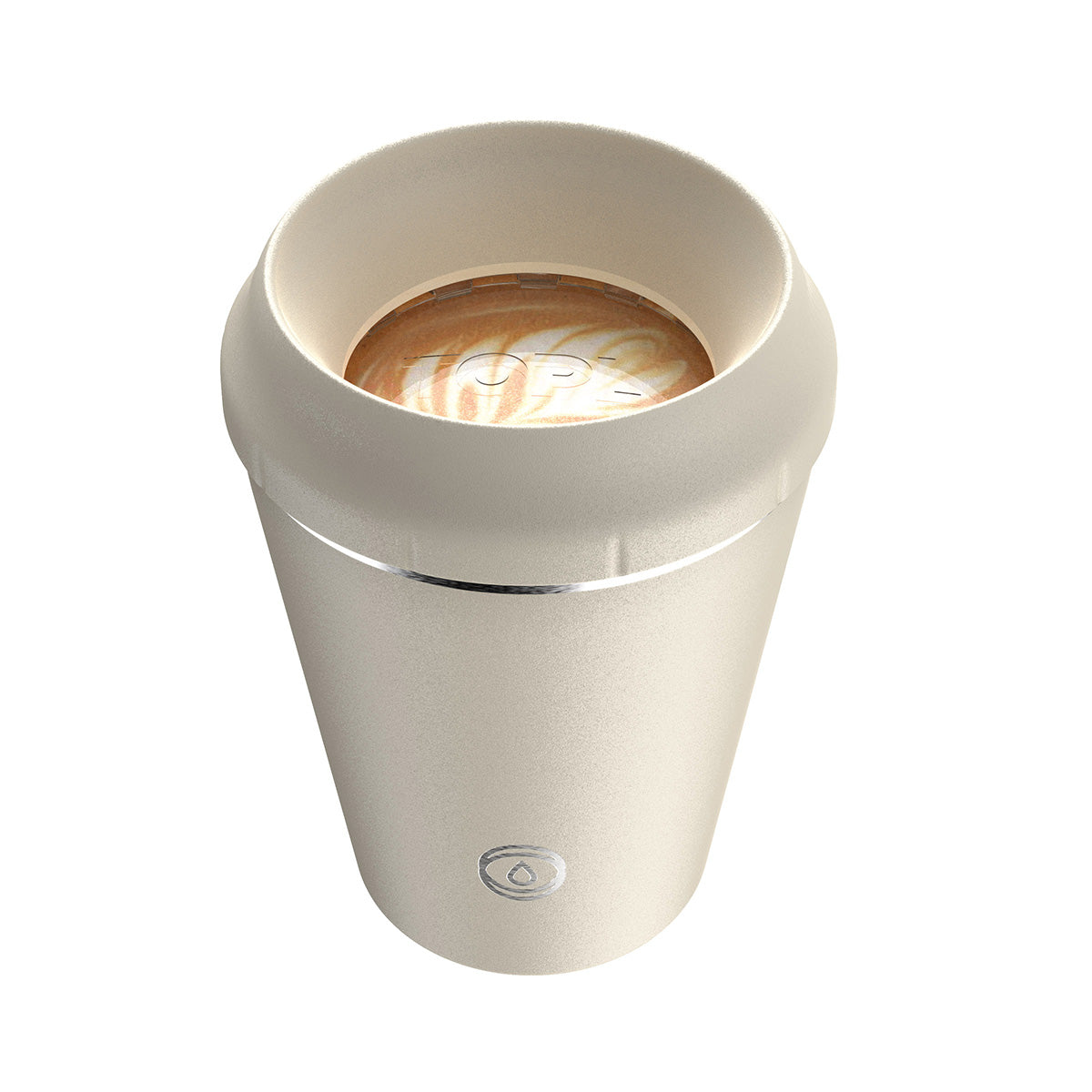TOPL Flow360° Reusable Cup - Oatmeal (8oz)