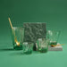 Loveramics Urban Glass Twisted Cappuccino Glass 180ml (Green)