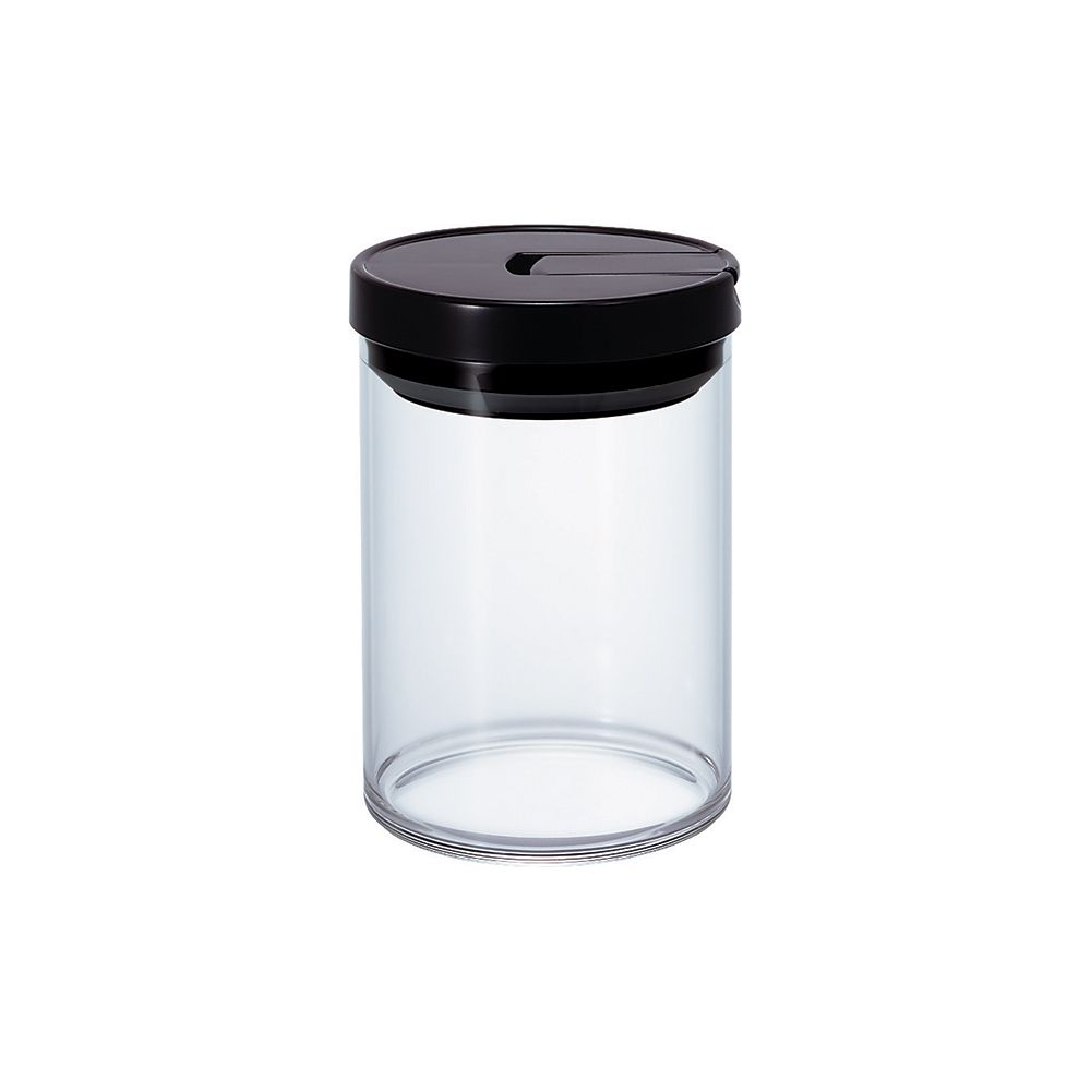 Hario Glass Coffee Bean Canister (Black) 800ml