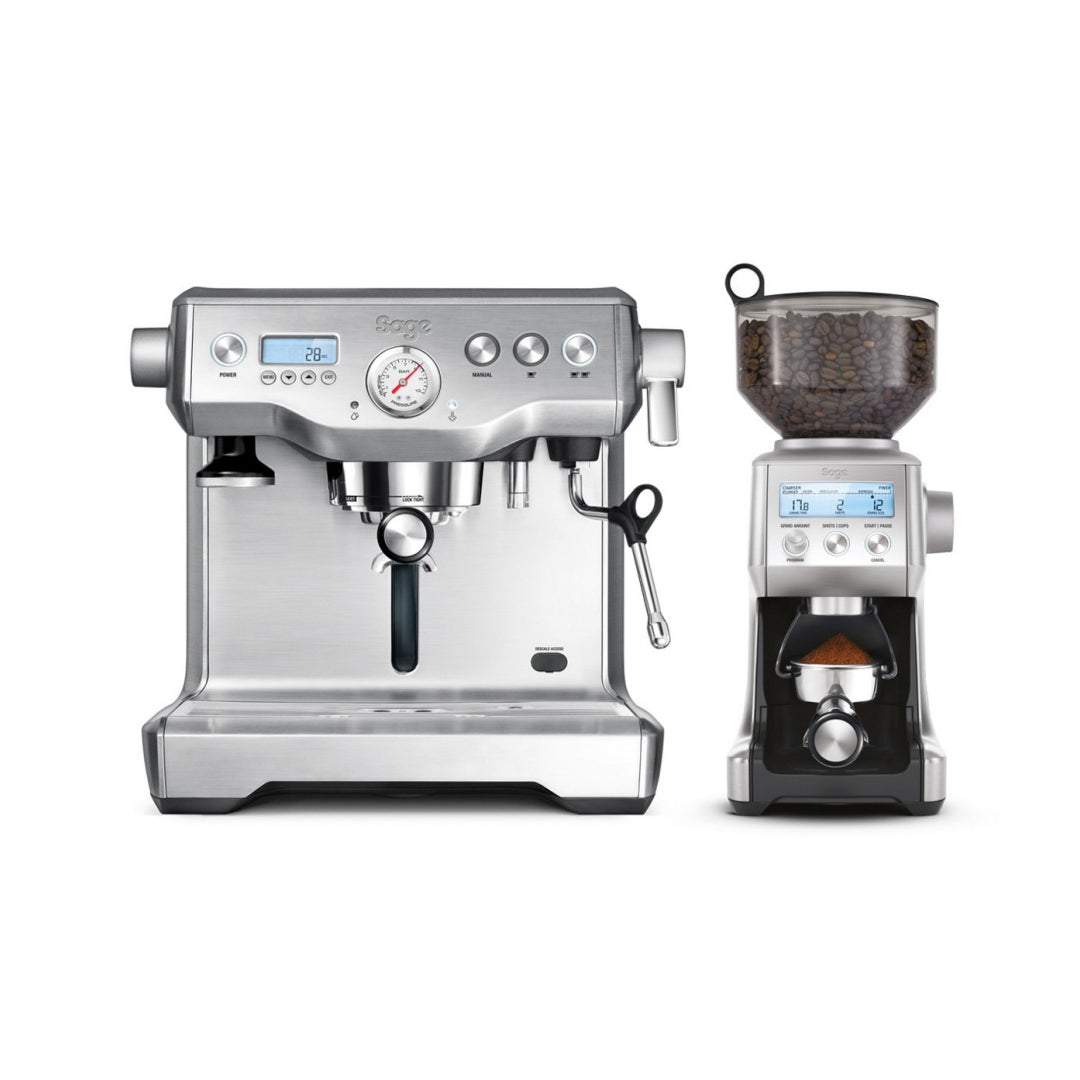 Sage The Dual Boiler Espresso Machine With Smart Pro Coffee Grinder