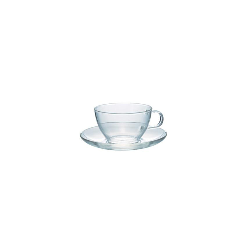 Hario Glass Tea Cup & Saucer