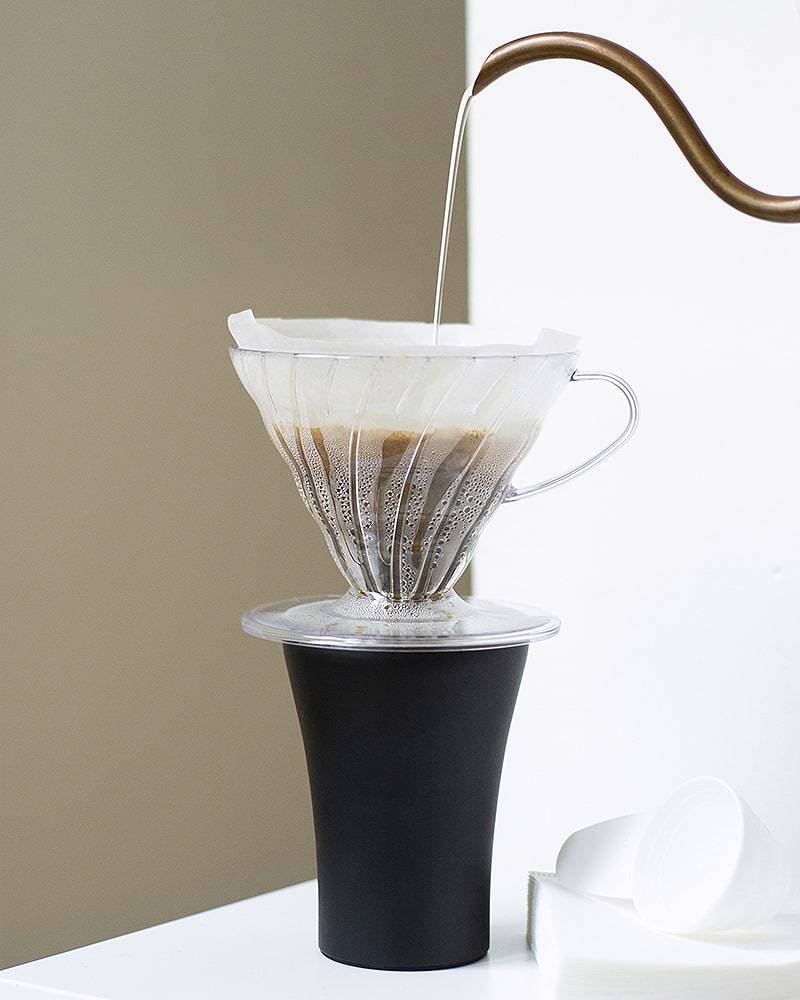 Hario V60 Coffee Dripper Set Transparent (Size 02)