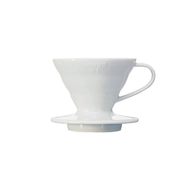 Hario V60 Ceramic Coffee Dripper White - Size 01