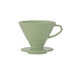Hario V60 Ceramic Coffee Dripper Smokey Green - Size 02