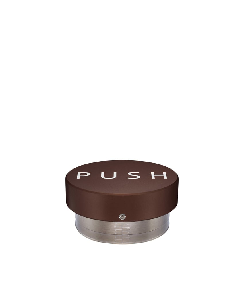 PUSH Adjustable Coffee Tamper - Brown
